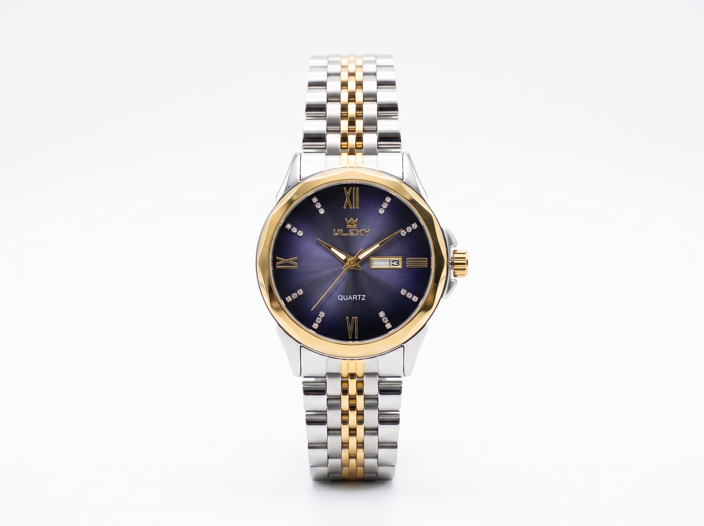 Ulexy Midnight Blue Two-Tone Watch