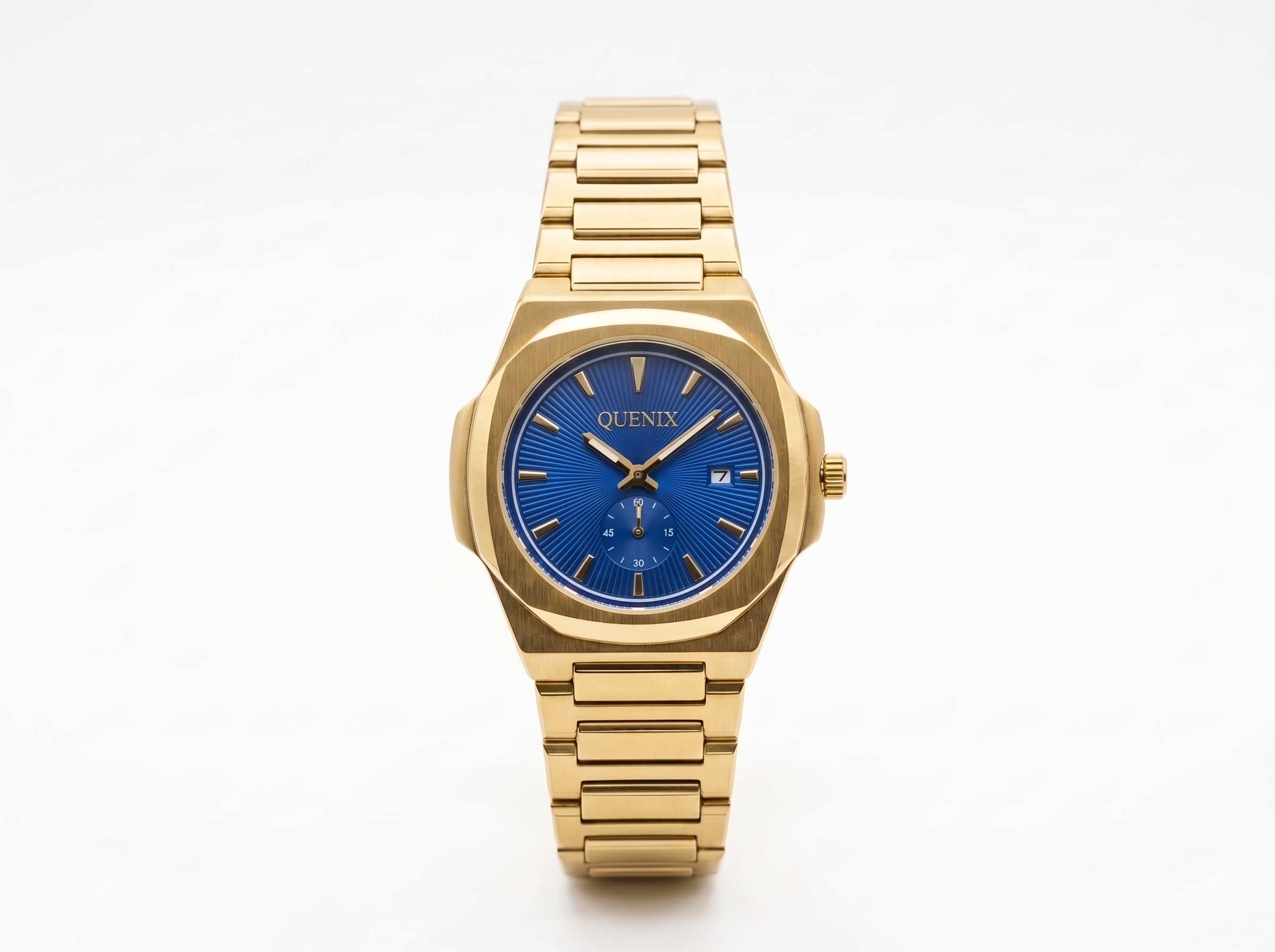 Quenix Royal Blue Gold Watch